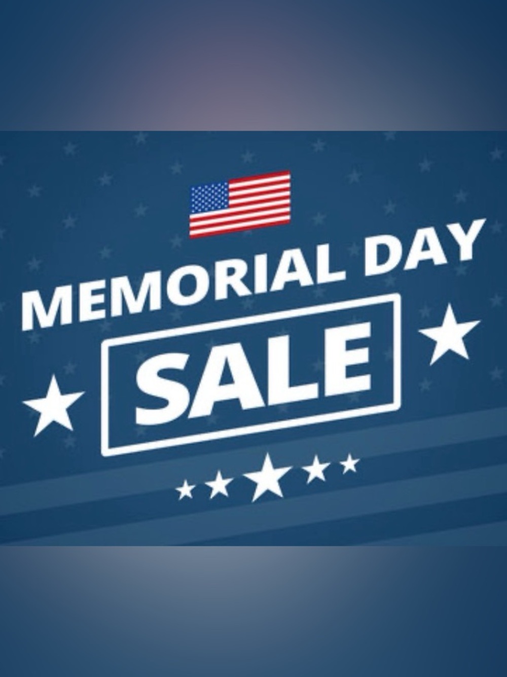 Memorial Day sale!!